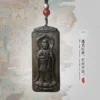 Agarwood Guanyin Carving Buddhist Amulet Pendant